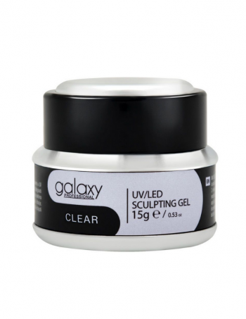 Gradivni gel za nadogradnju noktiju GALAXY LEDUV Clear 15g